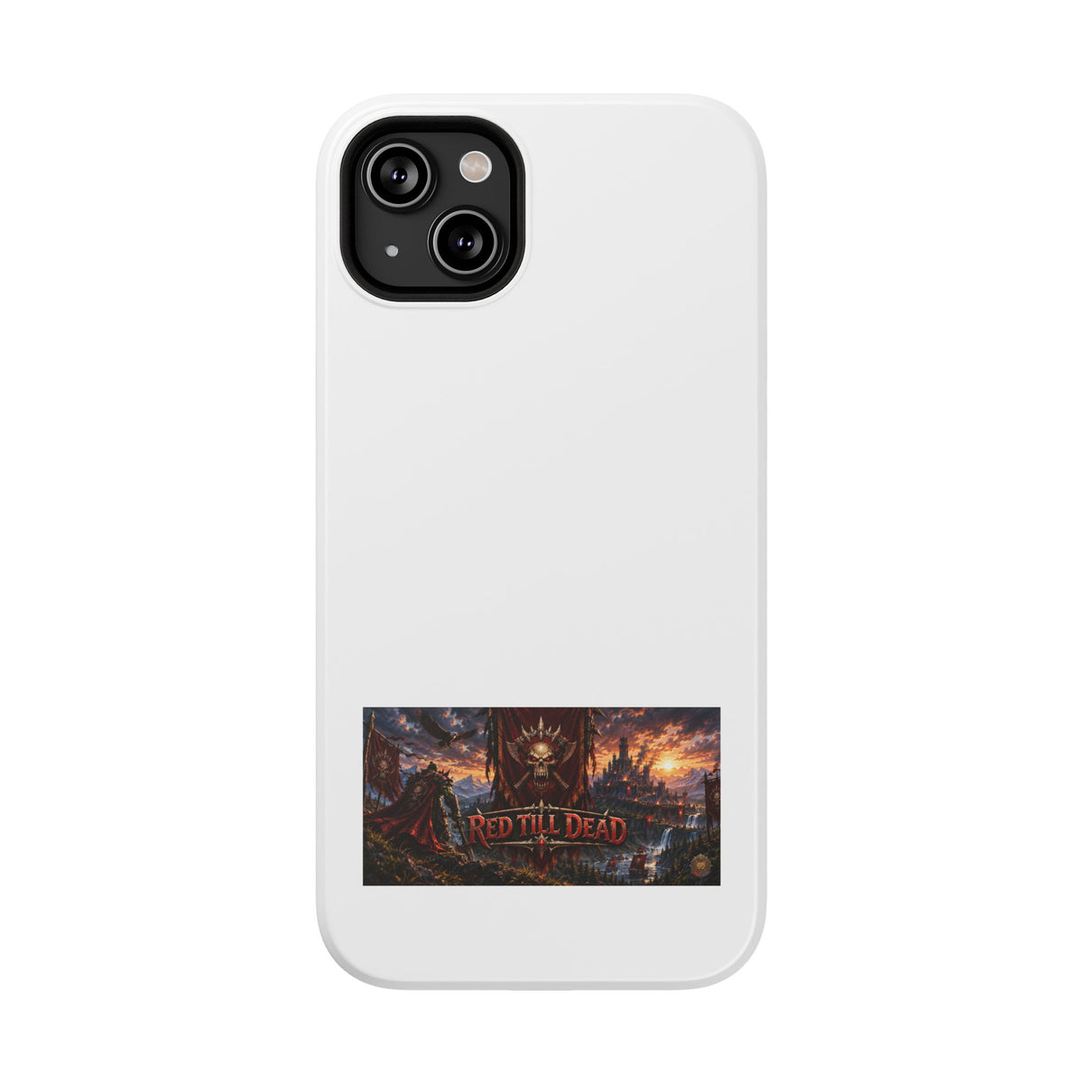 Red Till Dead – Banner Art – Phone Case