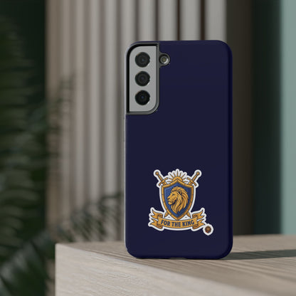 Phone Case — 'For The King Crest' Heavy-Duty Impact-Resistant Phone Case