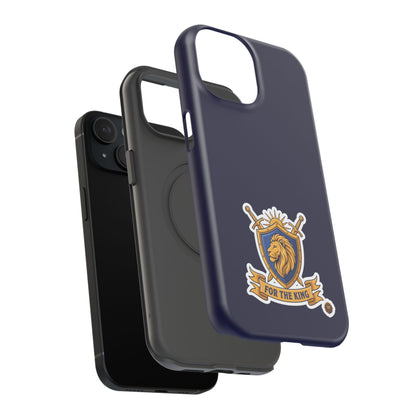 Phone Case — 'For The King Crest' Heavy-Duty Impact-Resistant Phone Case