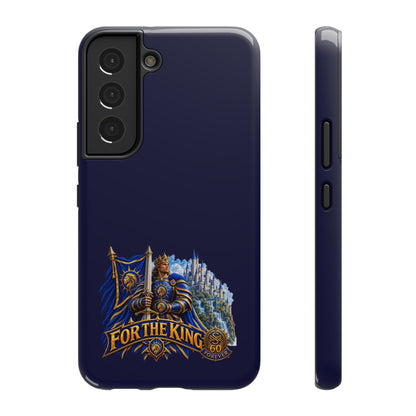 Phone Case — 'For The King' Banner Heavy-Duty Impact-Resistant Phone Case