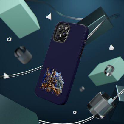 Phone Case — 'For The King' Banner Heavy-Duty Impact-Resistant Phone Case