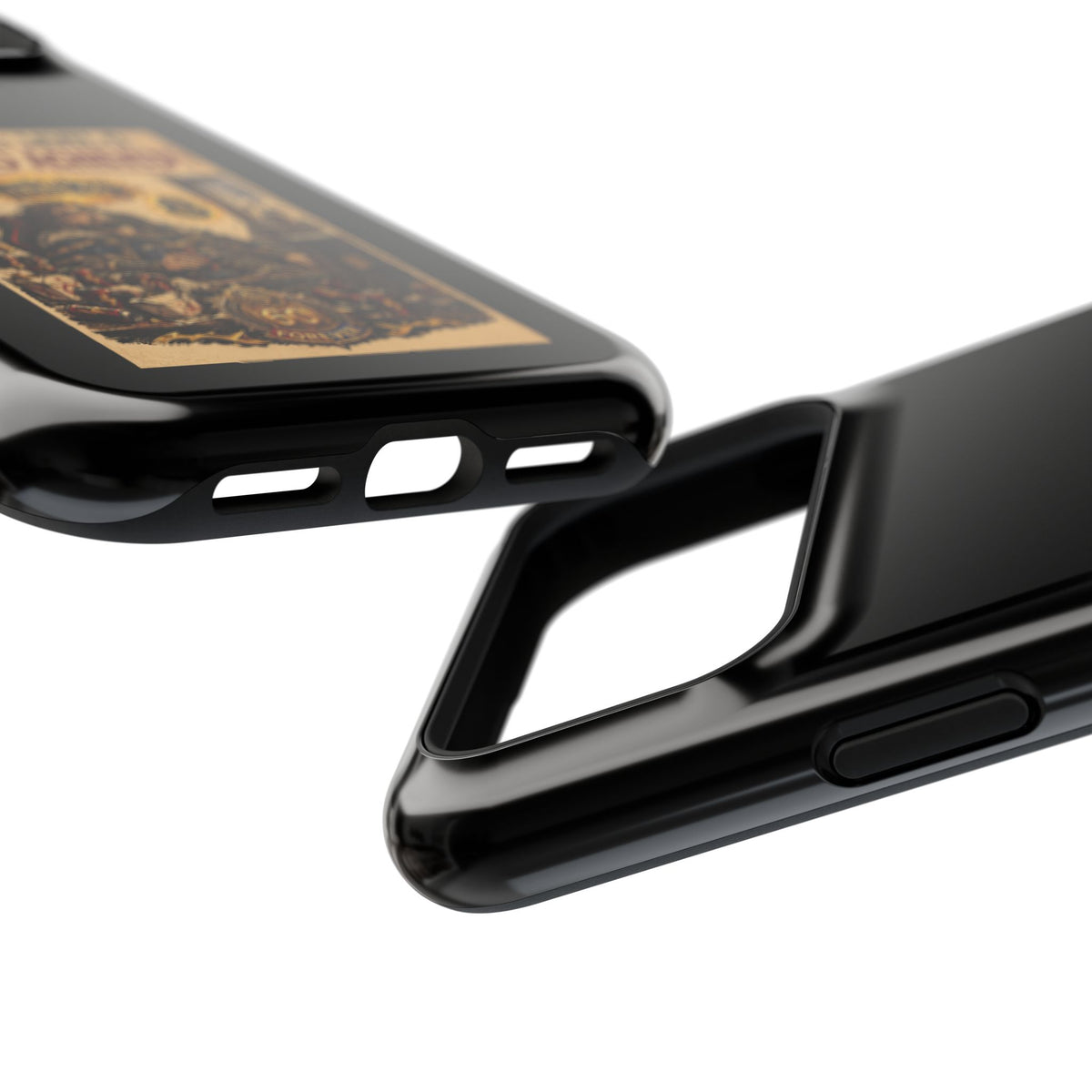Phone Case — 'Social Life: Level 0 — Level 60 Achieved (Lion Banner)' Heavy-Duty Impact-Resistant Phone Case