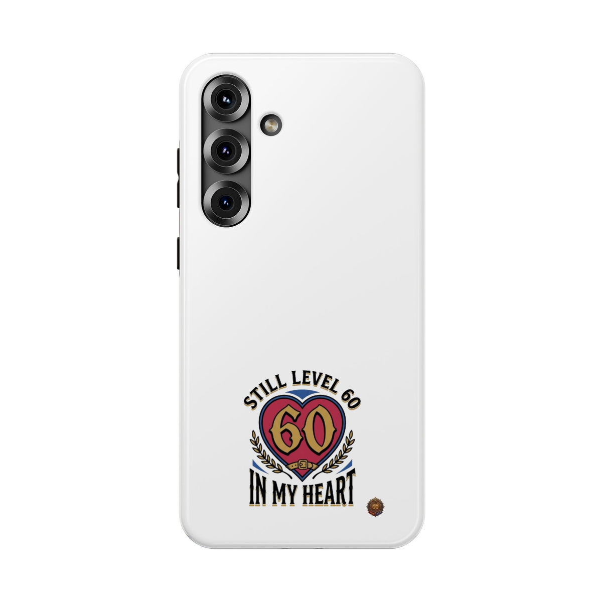 Phone Case — 'Still Level 60 In My Heart' Heavy-Duty Impact-Resistant Phone Case