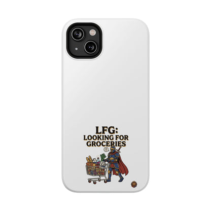 Phone Case — 'LFG: Looking for Groceries' Heavy-Duty Impact-Resistant Phone Case