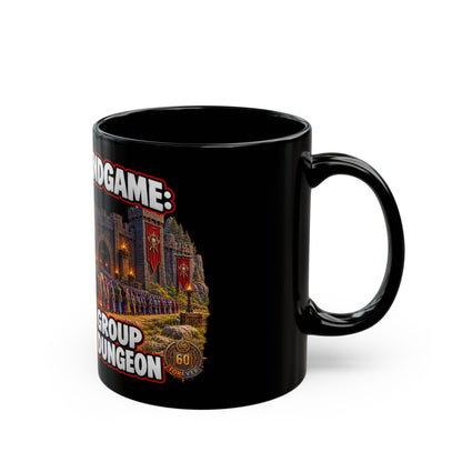 The Real Endgame: Finding a Group – Black Mug (11oz & 15oz)