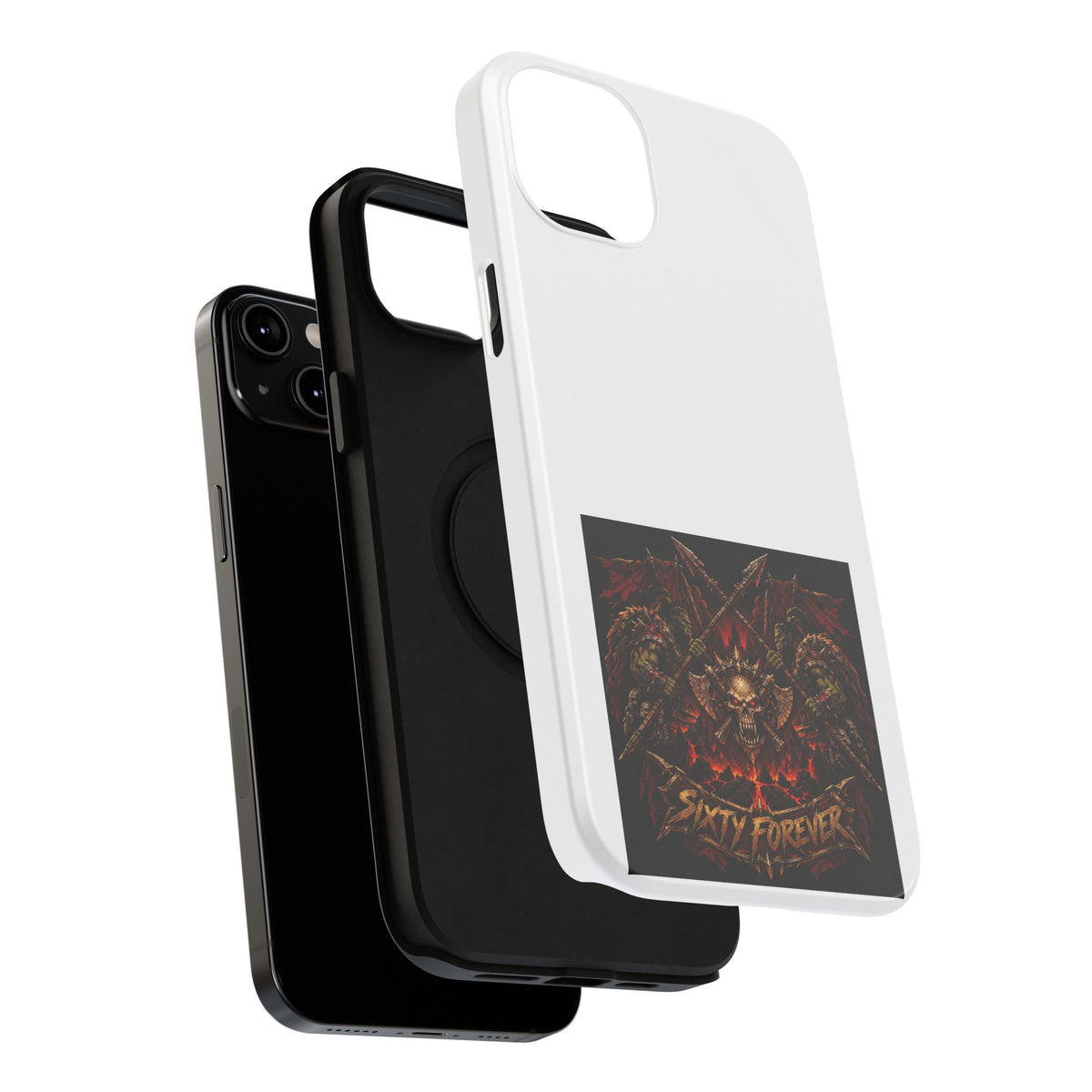 Sixty Forever – Skull & Axes – Phone Case