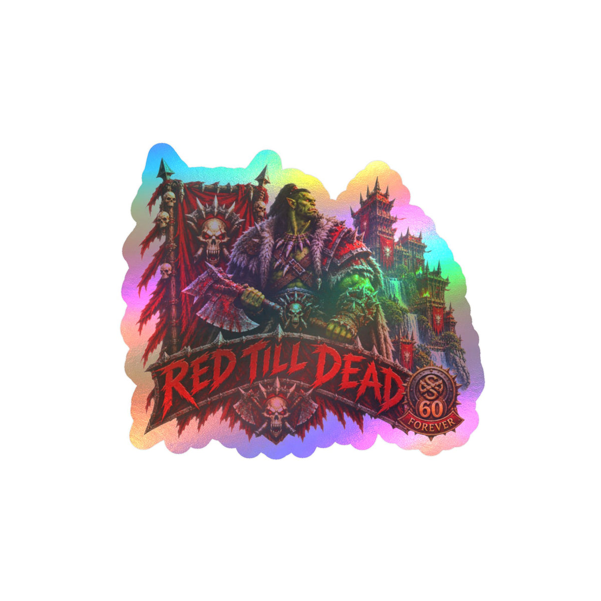 Red Till Dead – Poster Decal