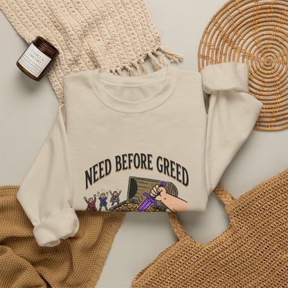 Need Before Greed – Sweatshirt