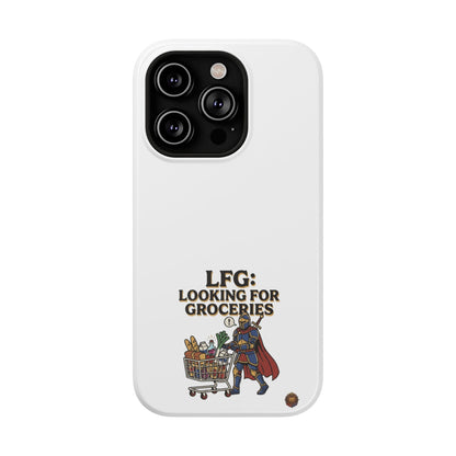 Phone Case — 'LFG: Looking for Groceries' Heavy-Duty Impact-Resistant Phone Case