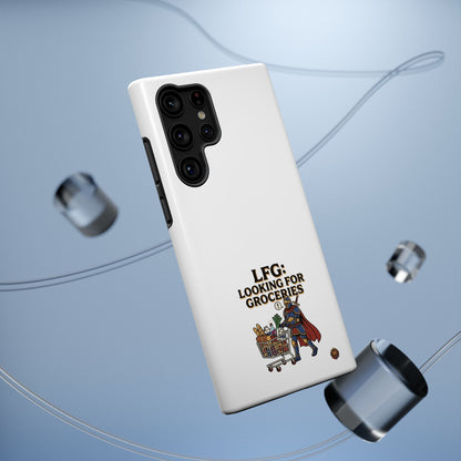 Phone Case — 'LFG: Looking for Groceries' Heavy-Duty Impact-Resistant Phone Case