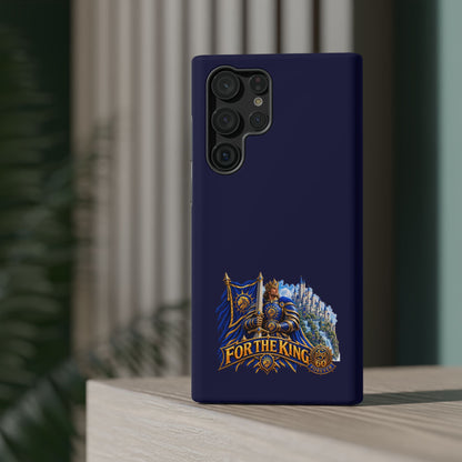Phone Case — 'For The King' Banner Heavy-Duty Impact-Resistant Phone Case