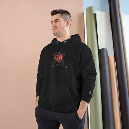 60th Birthday Hoodie - "Still 60 In My Heart" Champion-Style Pullover