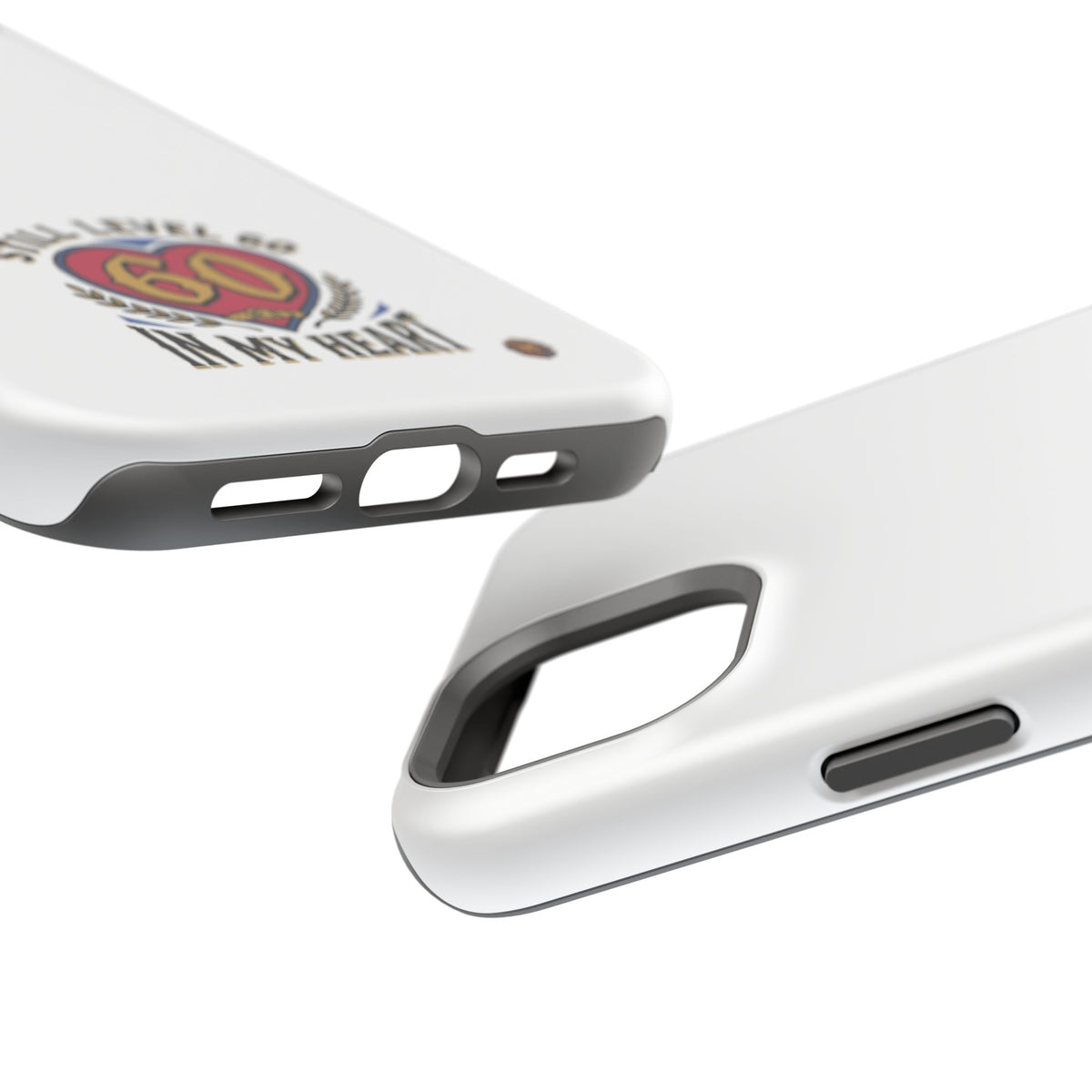 Phone Case — 'Still Level 60 In My Heart' Heavy-Duty Impact-Resistant Phone Case