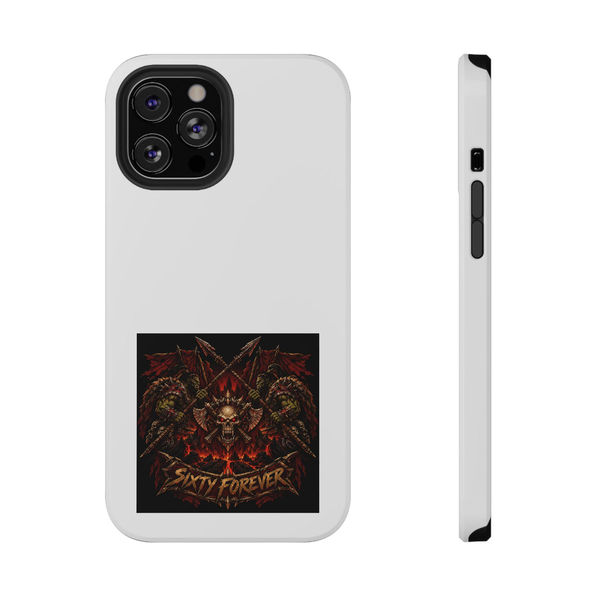 Sixty Forever – Skull & Axes – Phone Case