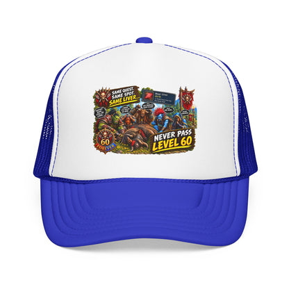 Red 'Til Dead Trucker Hat — Horror Zombie Foam Mesh Cap