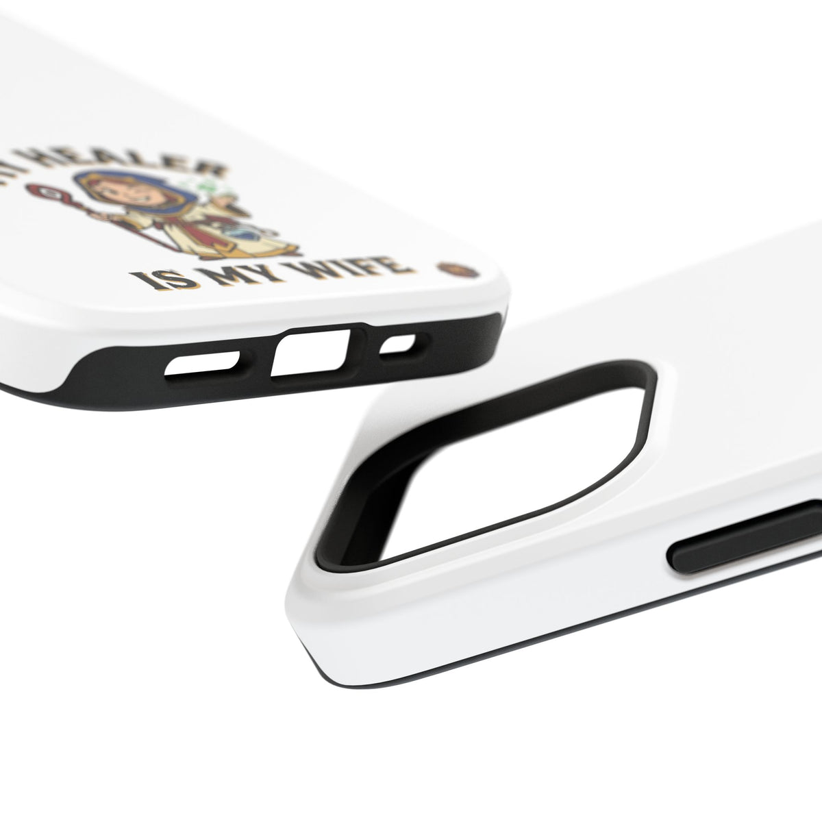 Phone Case — 'My Healer Is My Wife' Heavy-Duty Impact-Resistant Phone Case