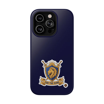 Phone Case — 'For The King Crest' Heavy-Duty Impact-Resistant Phone Case
