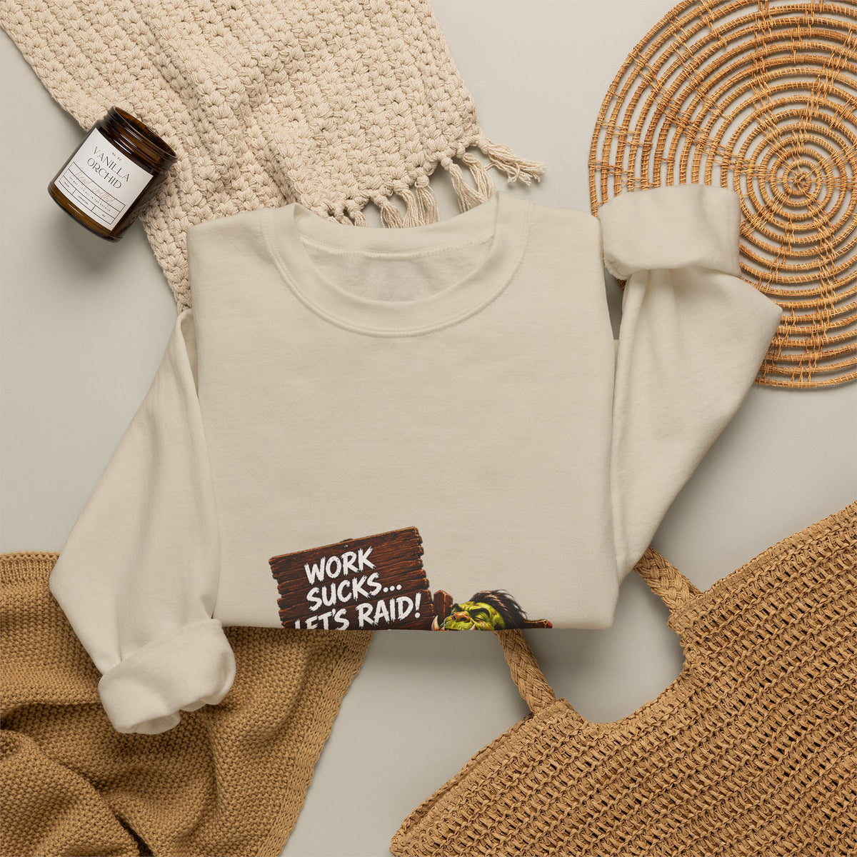Work Sucks, Let's Raid – Sweatshirt