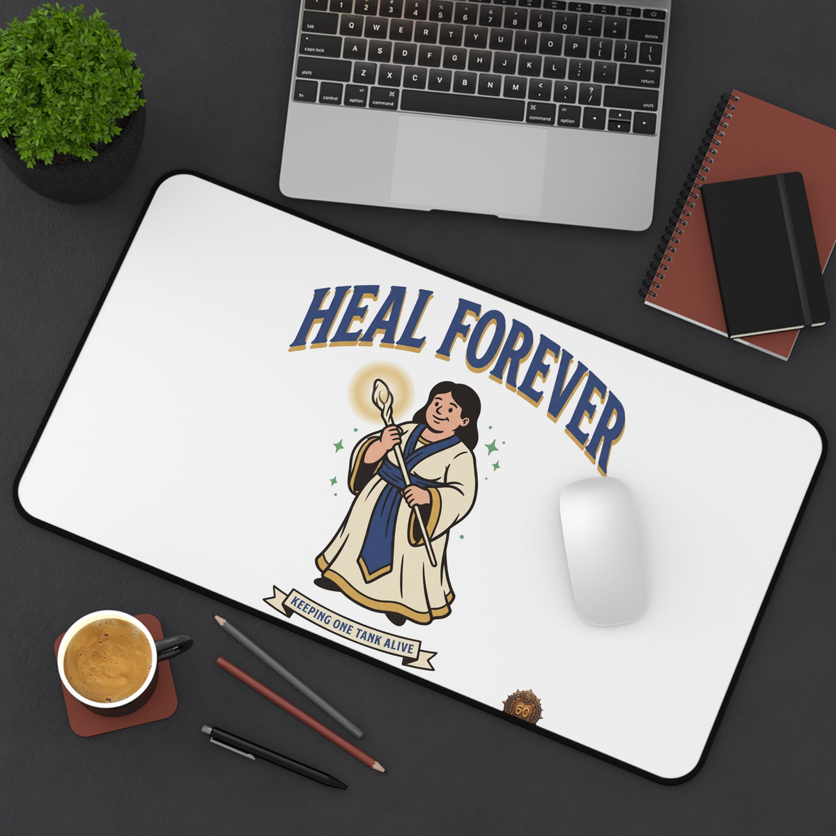 Heal Forever – Desk Mat (12×18 to 16×32 in) | Sixty Forever Co.