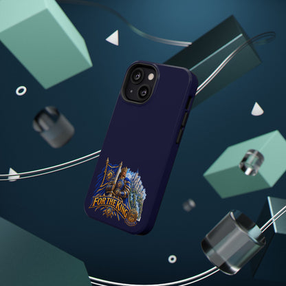 Phone Case — 'For The King' Banner Heavy-Duty Impact-Resistant Phone Case