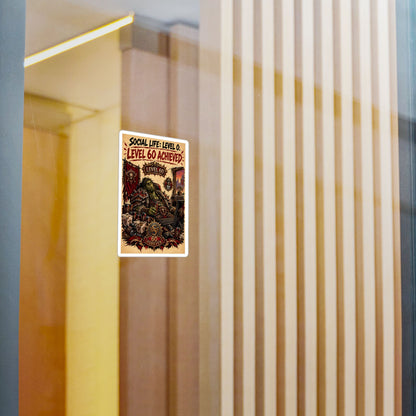 Level 60 Achieved (Red) – Sticker