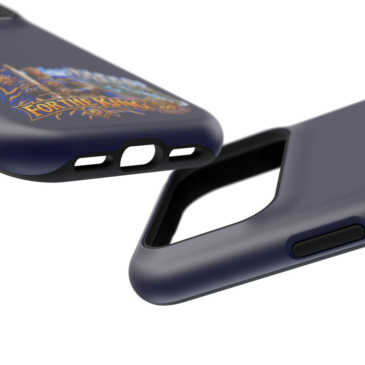 Phone Case — 'For The King' Banner Heavy-Duty Impact-Resistant Phone Case