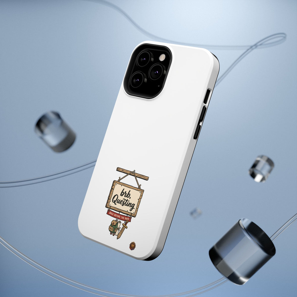 brb, Questing – Phone Case