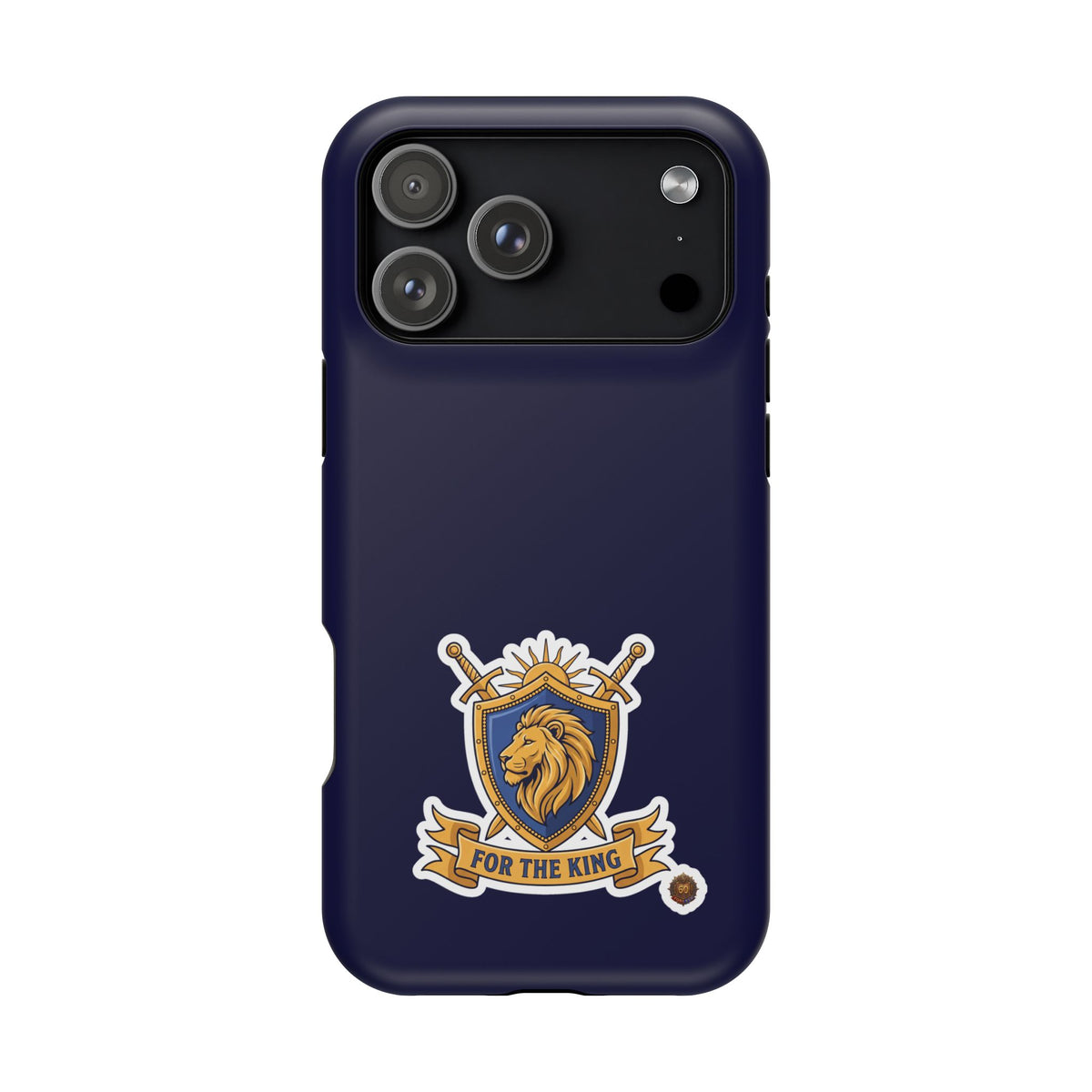 Phone Case — 'For The King Crest' Heavy-Duty Impact-Resistant Phone Case