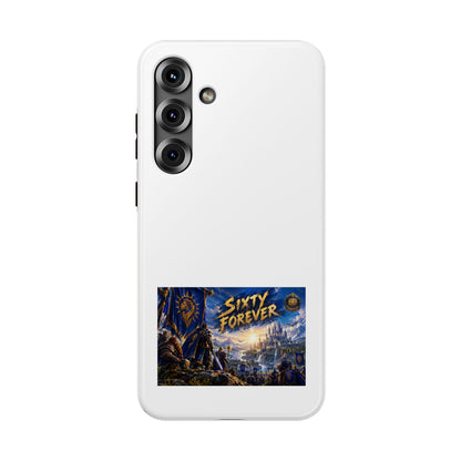 Sixty Forever – Blue Banner – Phone Case