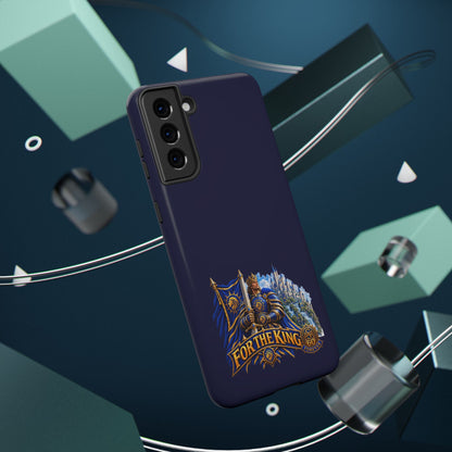 Phone Case — 'For The King' Banner Heavy-Duty Impact-Resistant Phone Case