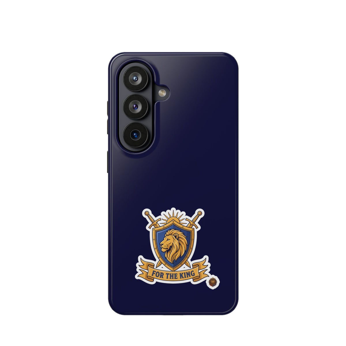 Phone Case — 'For The King Crest' Heavy-Duty Impact-Resistant Phone Case