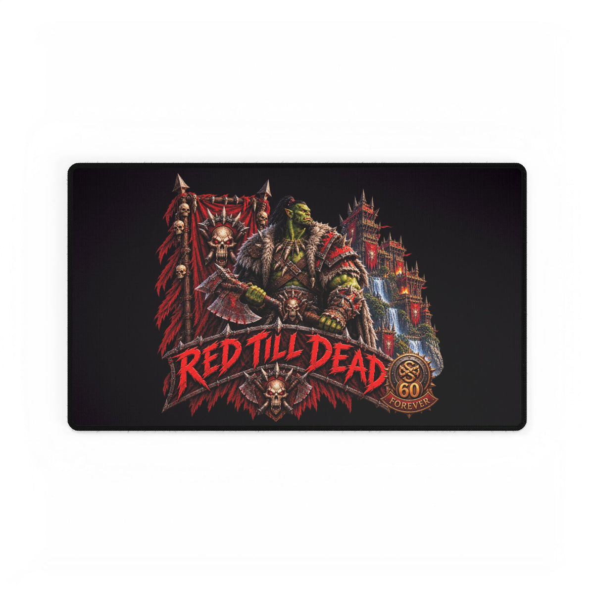 Red Till Dead – Orc Warrior – Mouse Pad