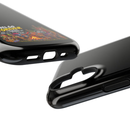 Phone Case — 'Level 60 Forever Campfire' Heavy-Duty Impact-Resistant Phone Case