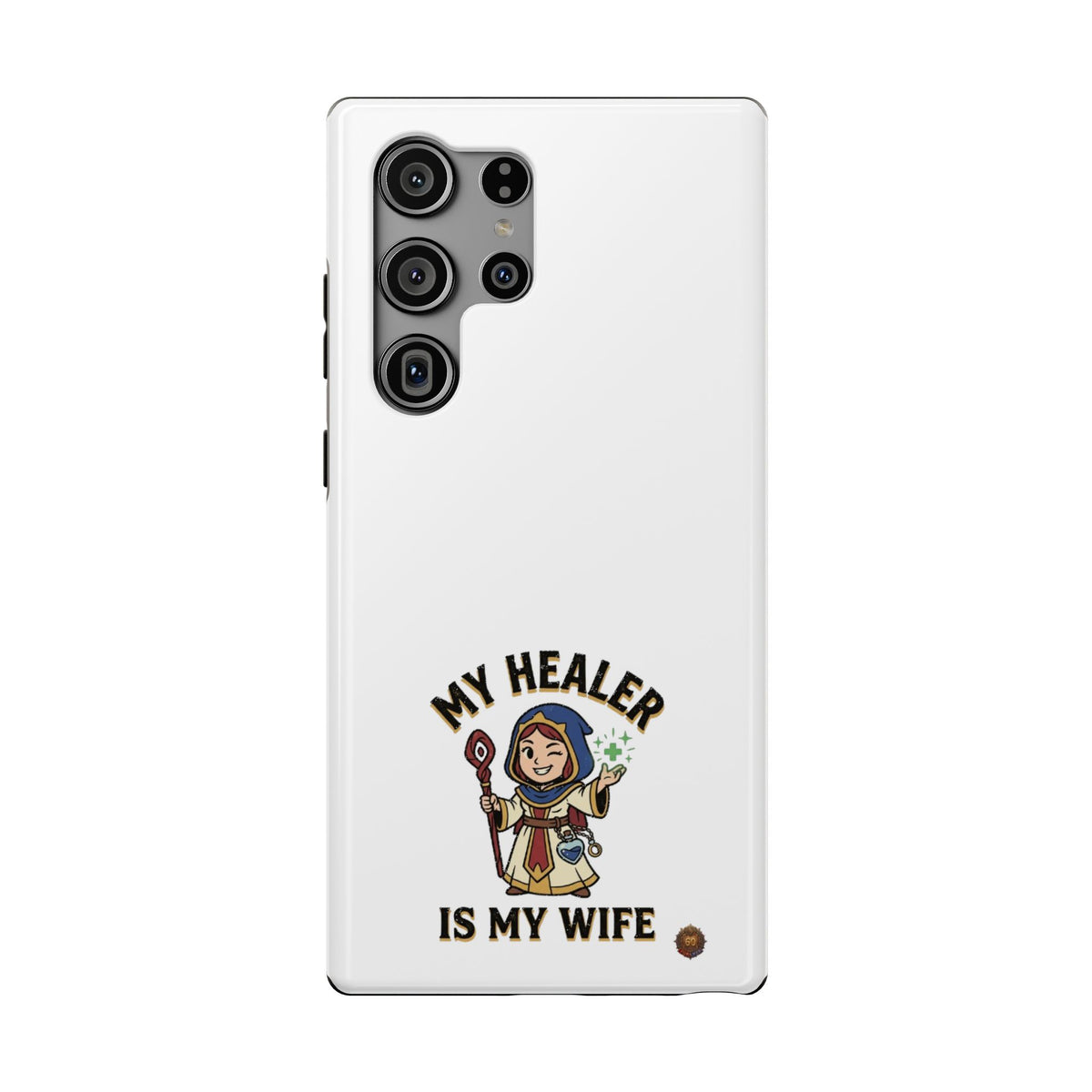 Phone Case — 'My Healer Is My Wife' Heavy-Duty Impact-Resistant Phone Case