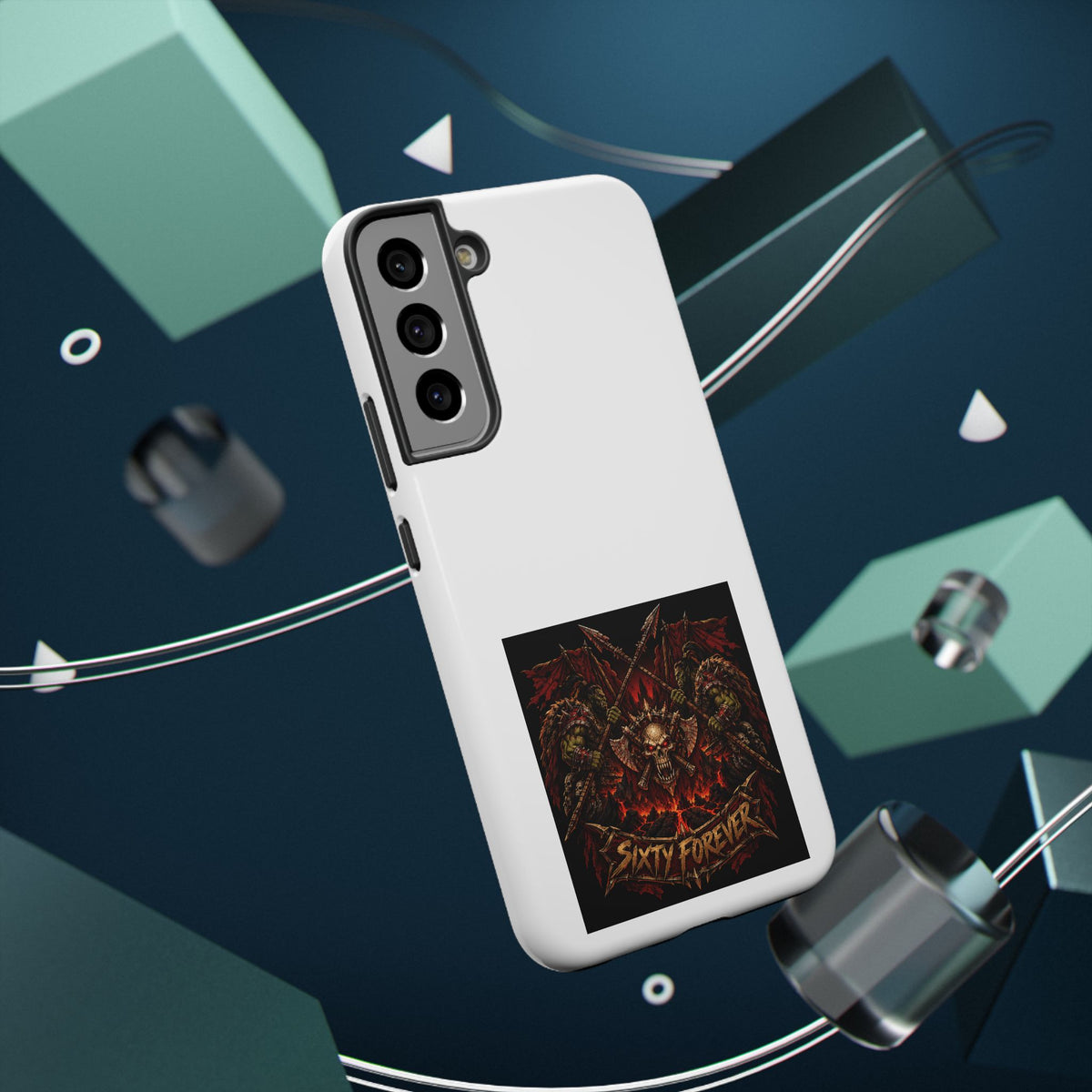 Sixty Forever – Skull & Axes – Phone Case