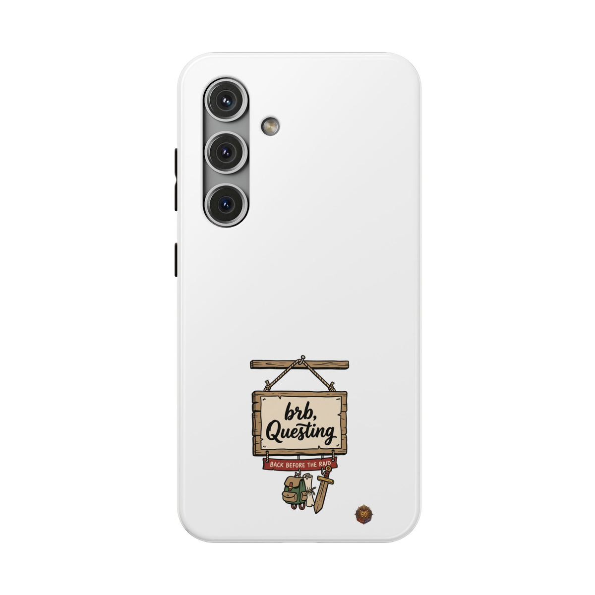 brb, Questing – Phone Case