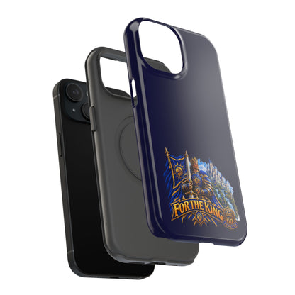 Phone Case — 'For The King' Banner Heavy-Duty Impact-Resistant Phone Case