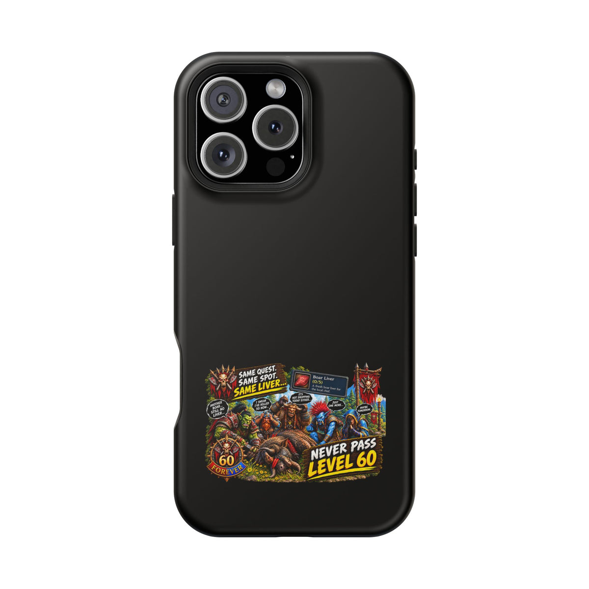 Phone Case — 'Same Quest, Same Spot' Heavy-Duty Impact-Resistant Phone Case