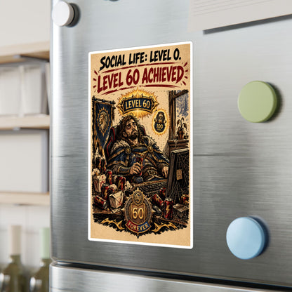 Level 60 Achieved (Blue) – Sticker
