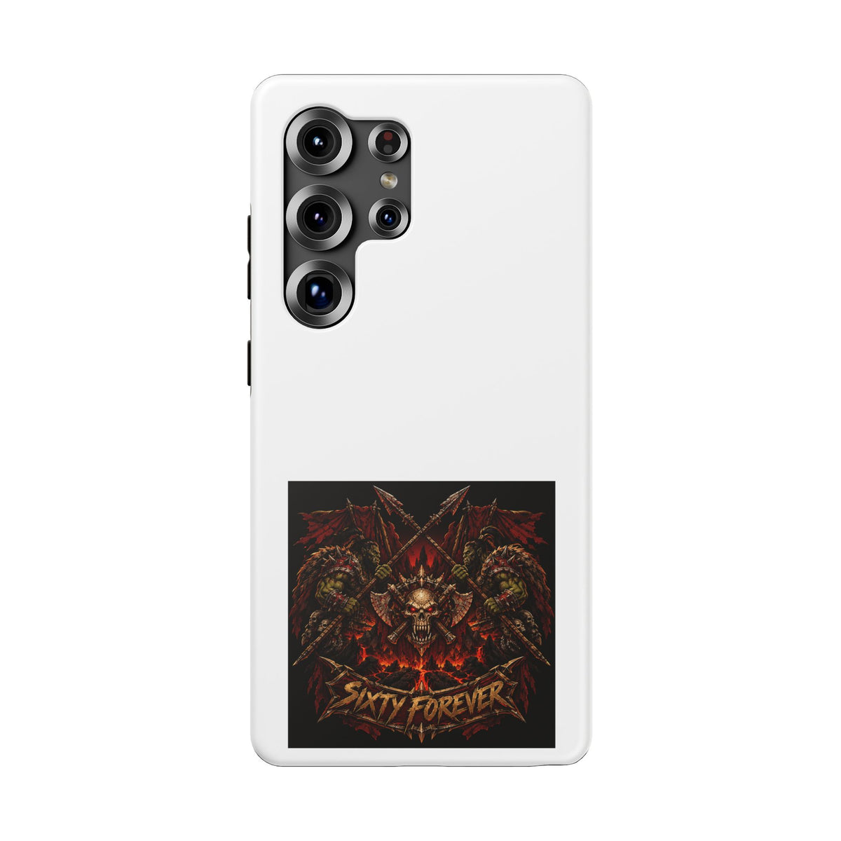 Sixty Forever – Skull & Axes – Phone Case