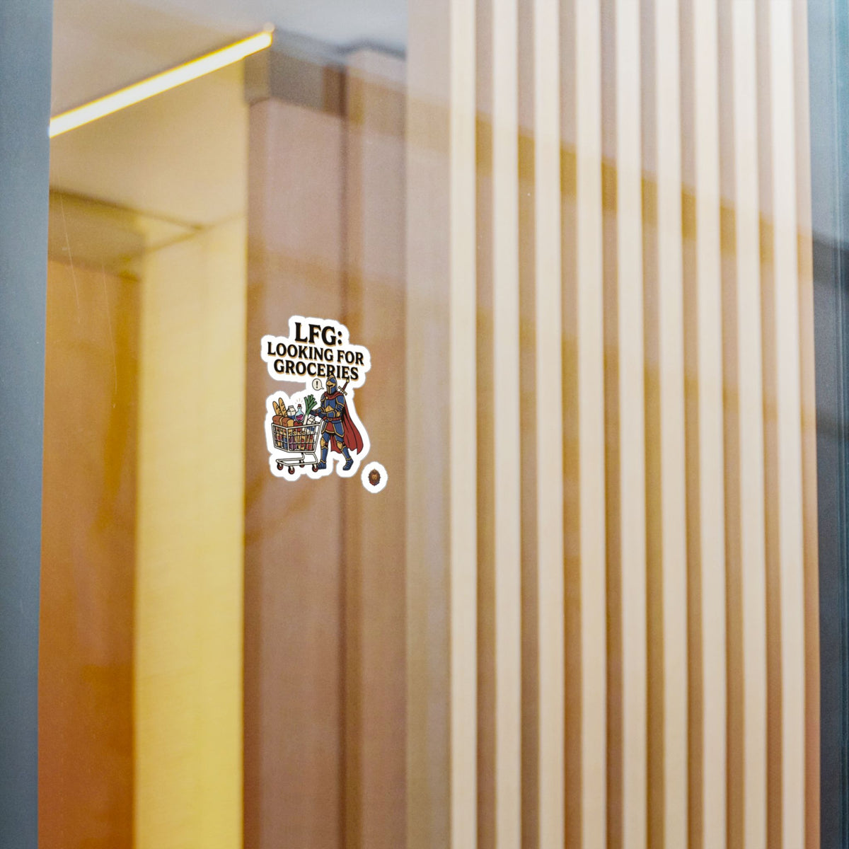 LFG: Looking For Groceries – Poster Decal