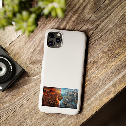 Viking Warrior Slim Phone Case — Norse Saga Art