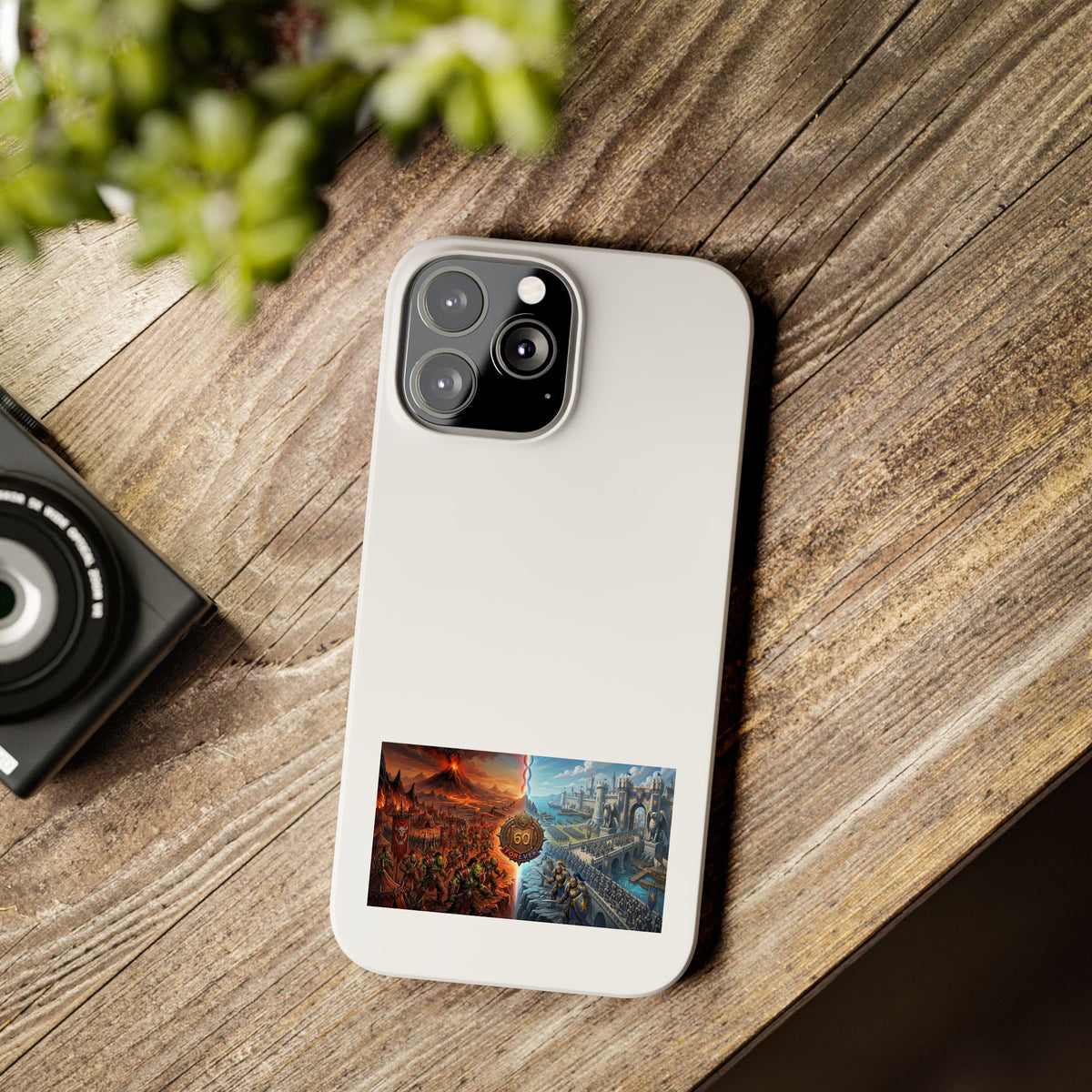 Viking Warrior Slim Phone Case — Norse Saga Art