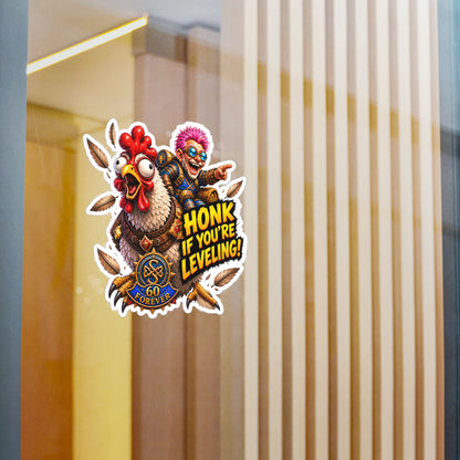 Honk If You're Leveling – Poster Decal