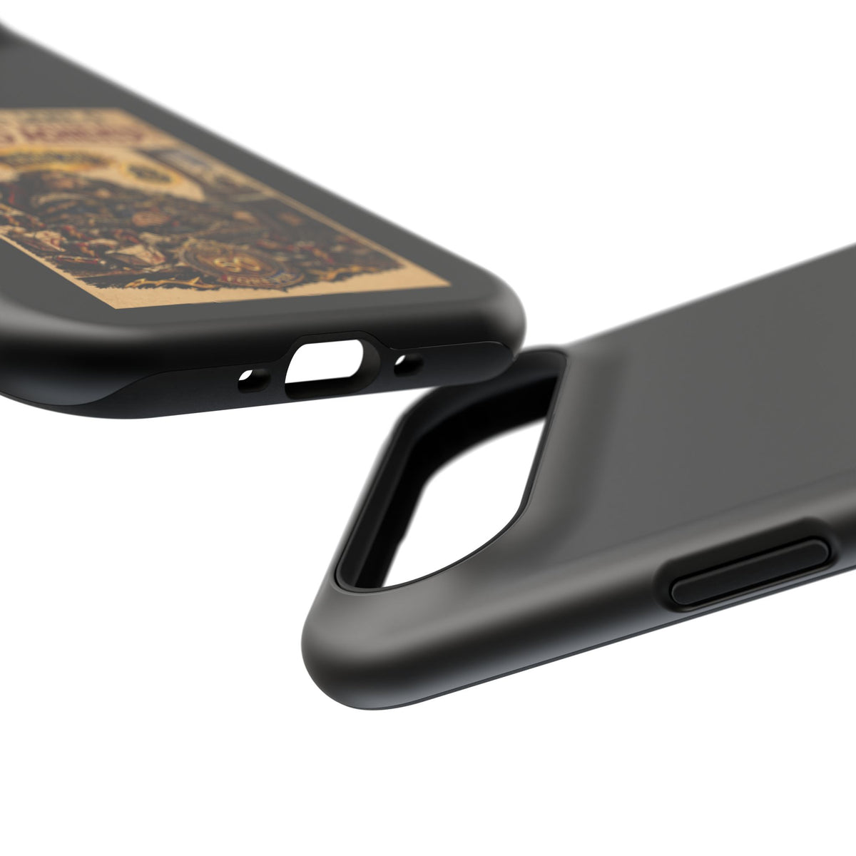 Phone Case — 'Social Life: Level 0 — Level 60 Achieved (Lion Banner)' Heavy-Duty Impact-Resistant Phone Case