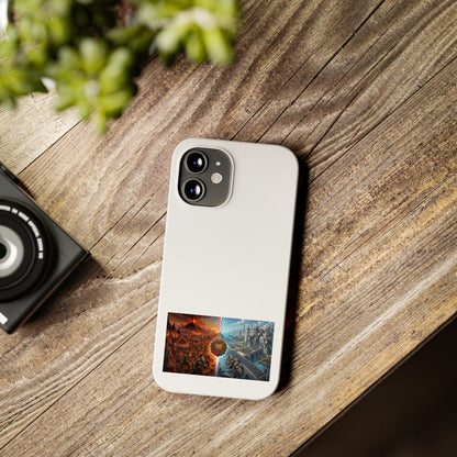 Viking Warrior Slim Phone Case — Norse Saga Art