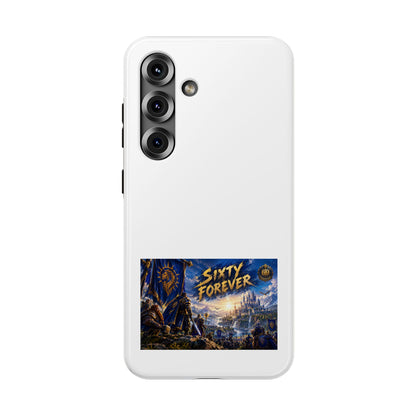 Sixty Forever – Blue Banner – Phone Case