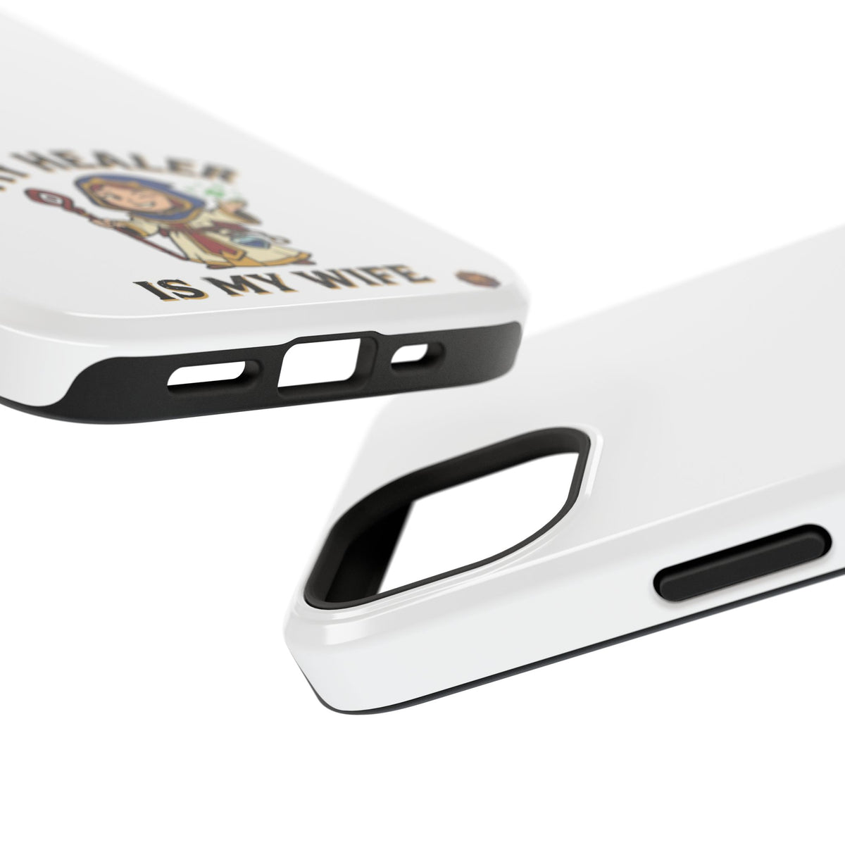 Phone Case — 'My Healer Is My Wife' Heavy-Duty Impact-Resistant Phone Case