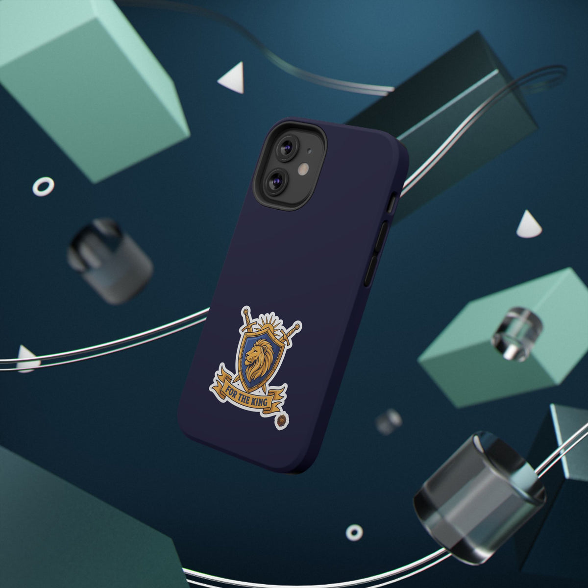 Phone Case — 'For The King Crest' Heavy-Duty Impact-Resistant Phone Case