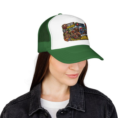 Red 'Til Dead Trucker Hat — Horror Zombie Foam Mesh Cap